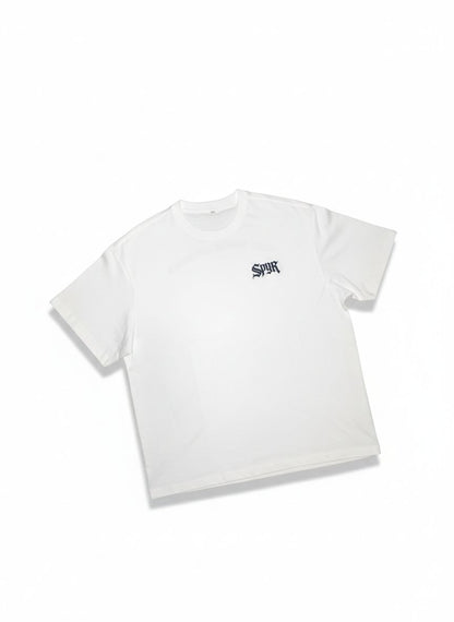 SPYR Oversized Long Fit T-Shirt – Black / White