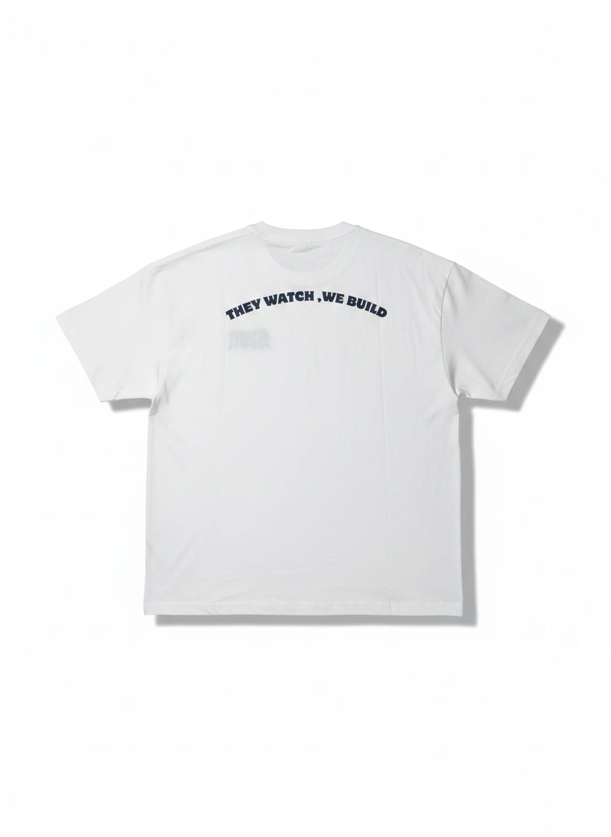 SPYR Oversized Long Fit T-Shirt – Black / White